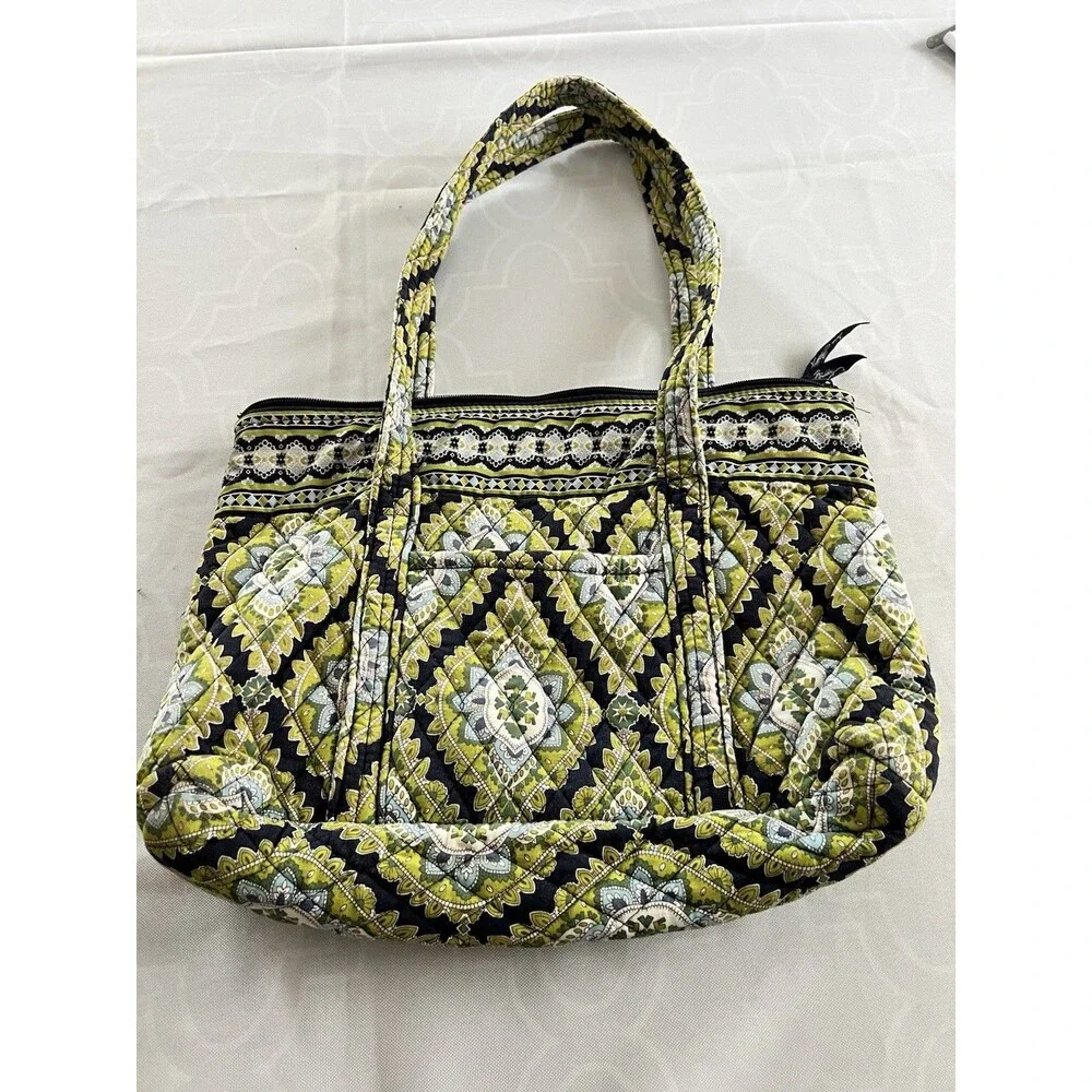 Vera Bradley Cambridge Small Tote Double Handles Zip Retired